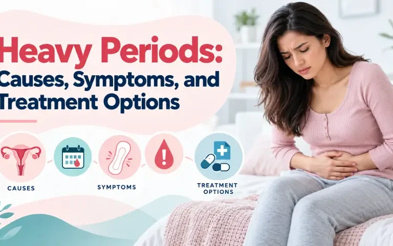 Heavy Periods – Symptoms, Causes and Treatment
